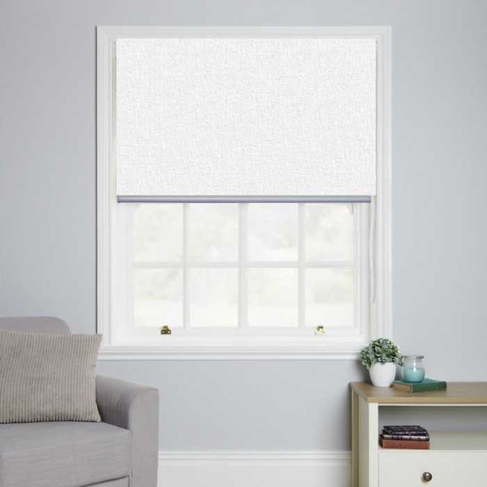 Lifestyle Snow Single Blockout Roller Blinds image